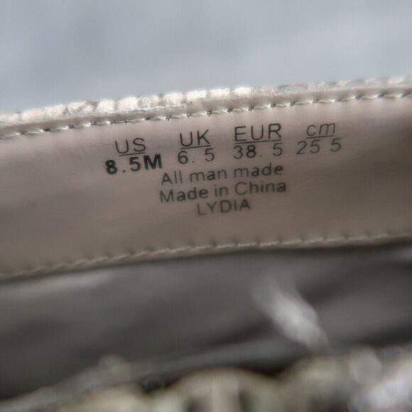 Carlos Santana Shoes Womens 8.5 Booties Fashion Block Heel Snake Print Point Toe - Picture 13 of 13